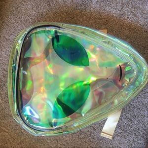 Holographic alien backpack
